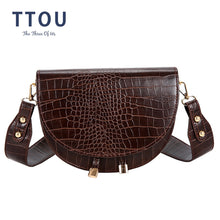 Load image into Gallery viewer, Women Alligator Pattern Over the Crossbody Bag